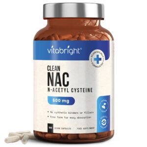 VitaBright NAC (N-Acetyl Cysteine) - 180 Capsules