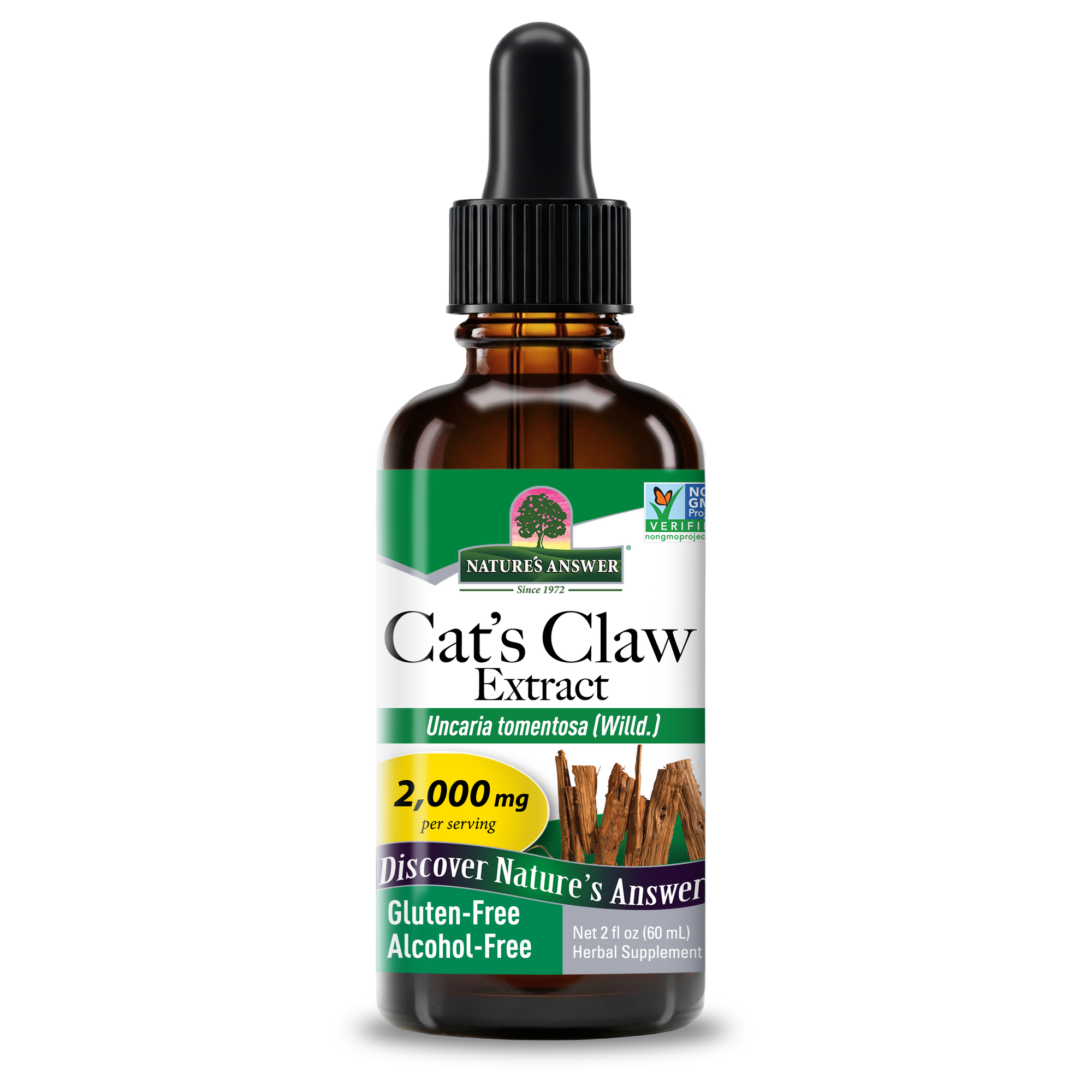 Nature's Answer Cat's Claw Extract (Inner Bark) - Alcohol Free Liquid