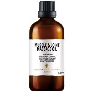 Amphora Aromatics Muscle and Joint Massage Oil - Glass