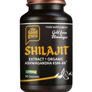 The Good Guru Gold Shilajit + Ashwagandha KSM-66 - 90 Capsules