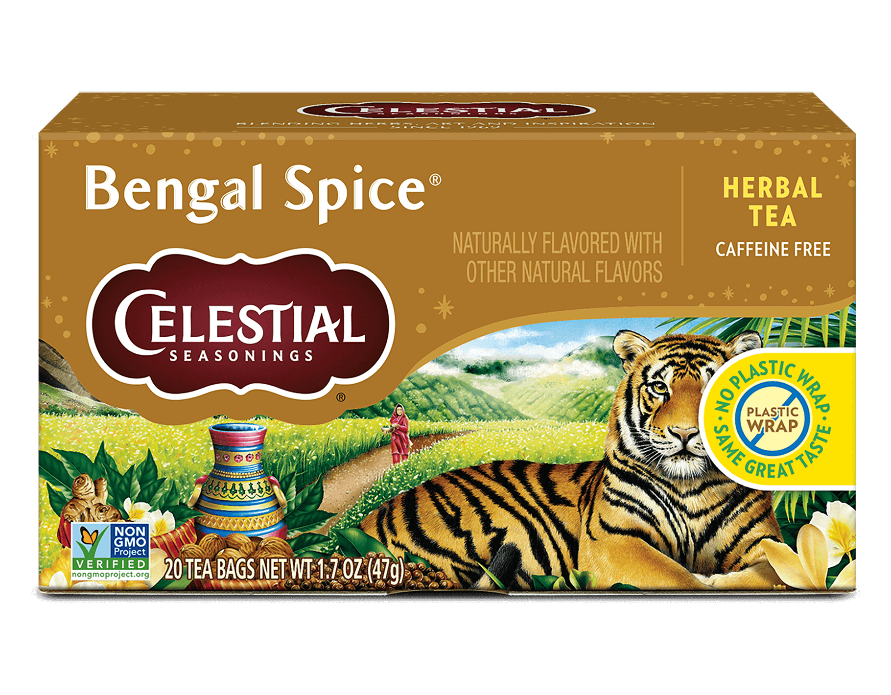 Celestial Seasonings Bengal Spice Herbal Tea, 20 ct