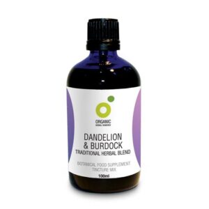 Organic Herbal Remedies Dandelion and Burdock Tincture 100ml