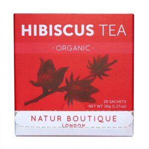 Natur Boutique Organic Hibiscus Tea - 20 Sachets