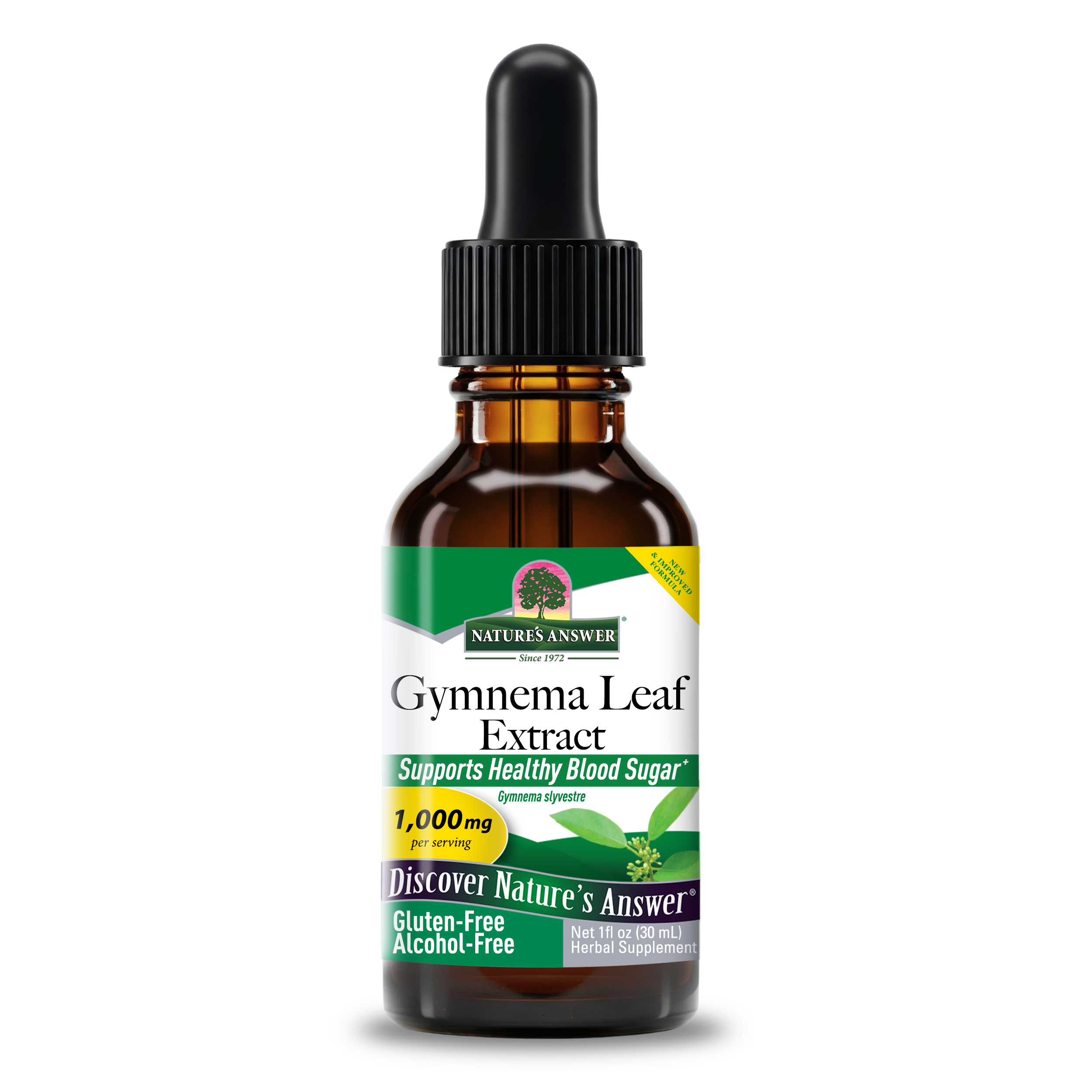 Nature's Answer Gymnema Leaf Extract, Alcohol-Free - 1 fl oz (30ml)