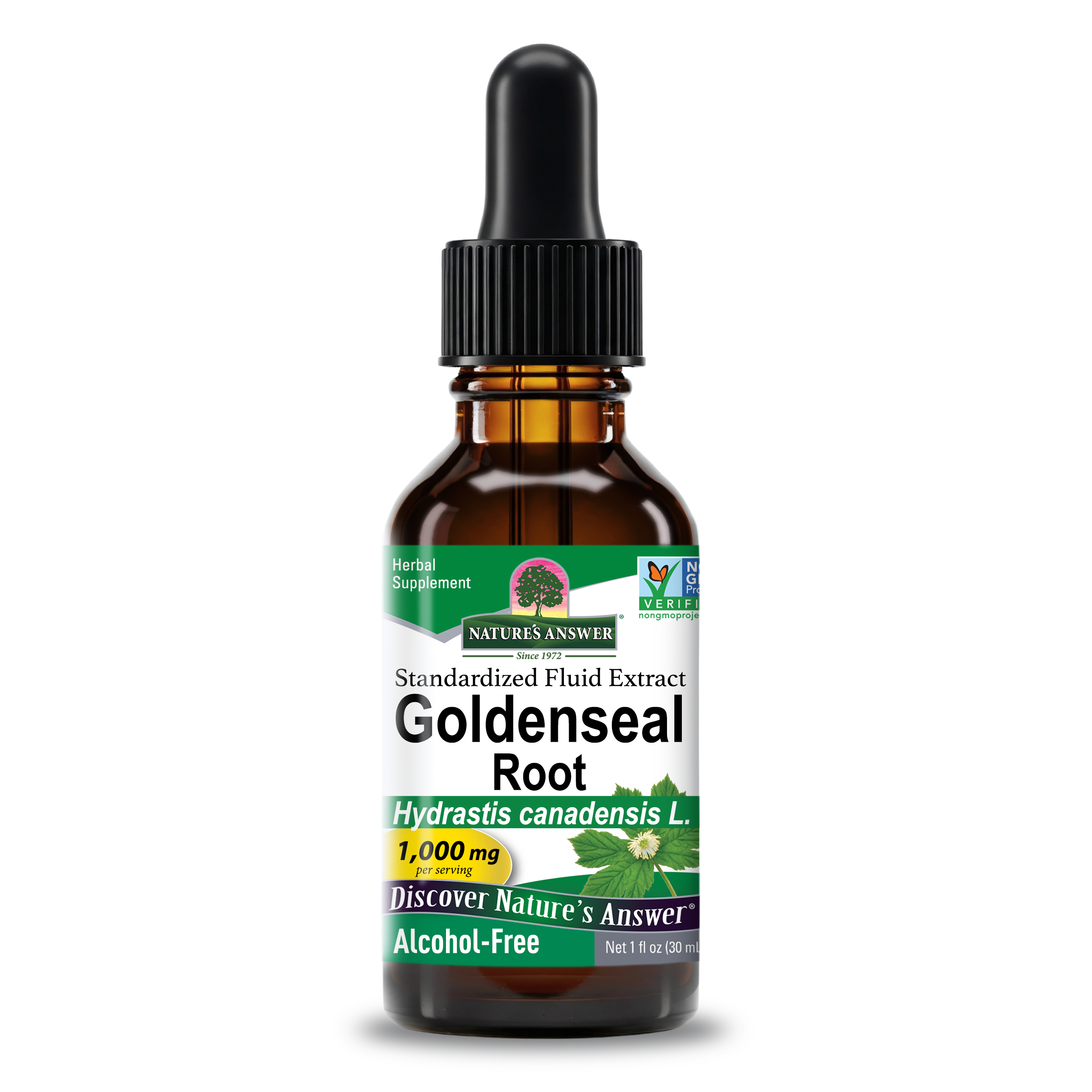Nature's Answer Goldenseal Root Extract, Alcohol-Free - 1 fl oz (30ml)