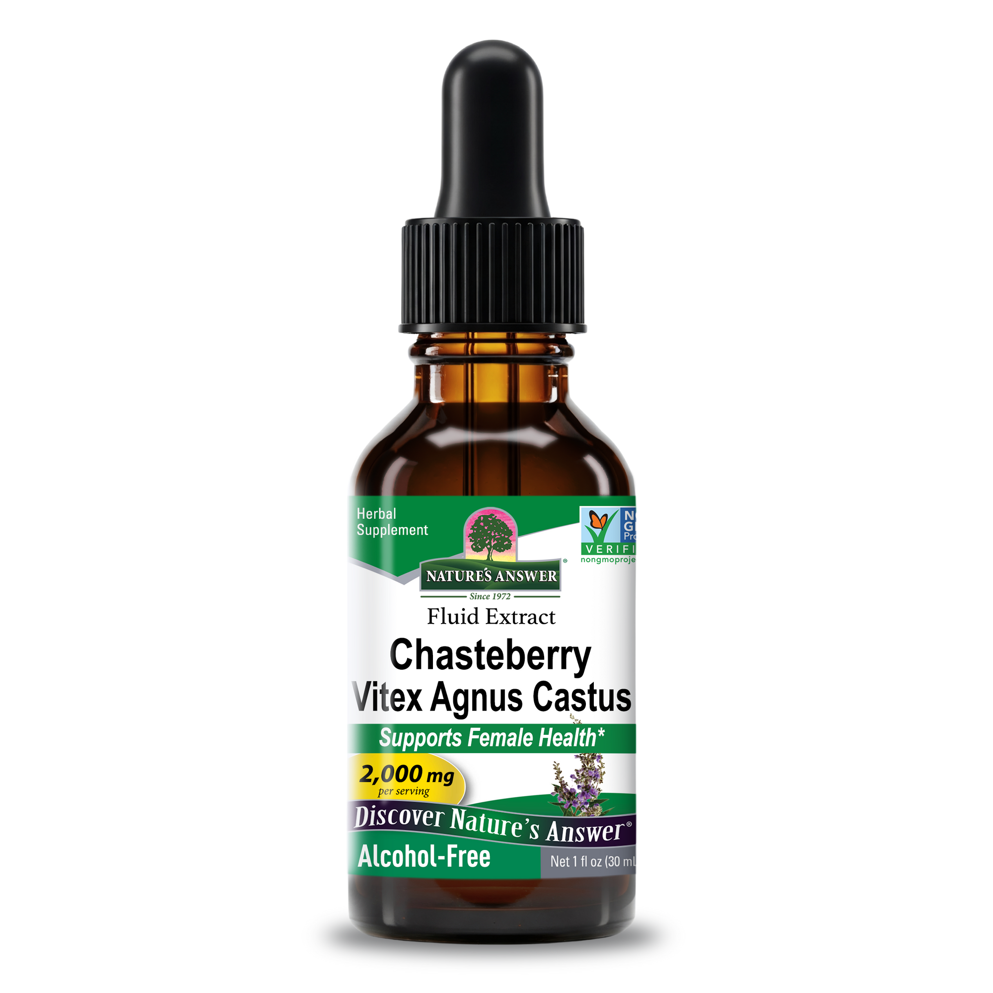 Nature's Answer Chasteberry Vitex Agnus Castus - Alcohol Free Liquid Extract
