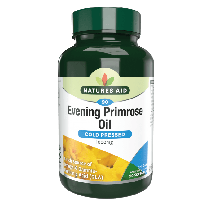 Natures Aid Evening Primrose Oil 1000mg — 90 Capsules