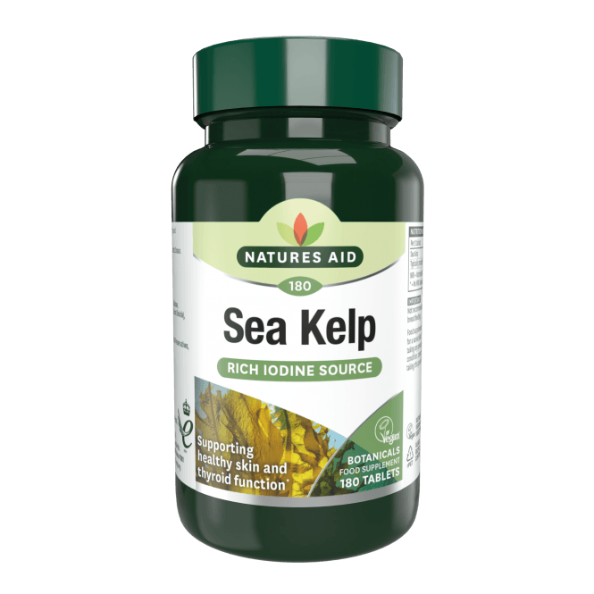 Natures Aid Sea Kelp 187mg 180 Tablets