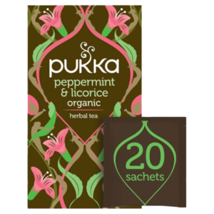 Pukka Peppermint & Licorice Tea - 20 Organic Herbal Tea Bags
