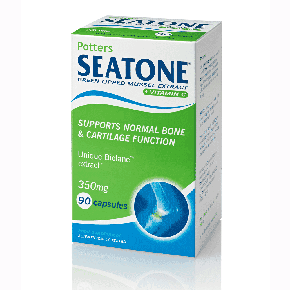 Potters Seatone Green Lipped Mussel Extract + Vitamin C 90 Capsules