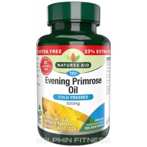 Natures Aid Evening Primrose Oil 500mg (33% Extra Free)