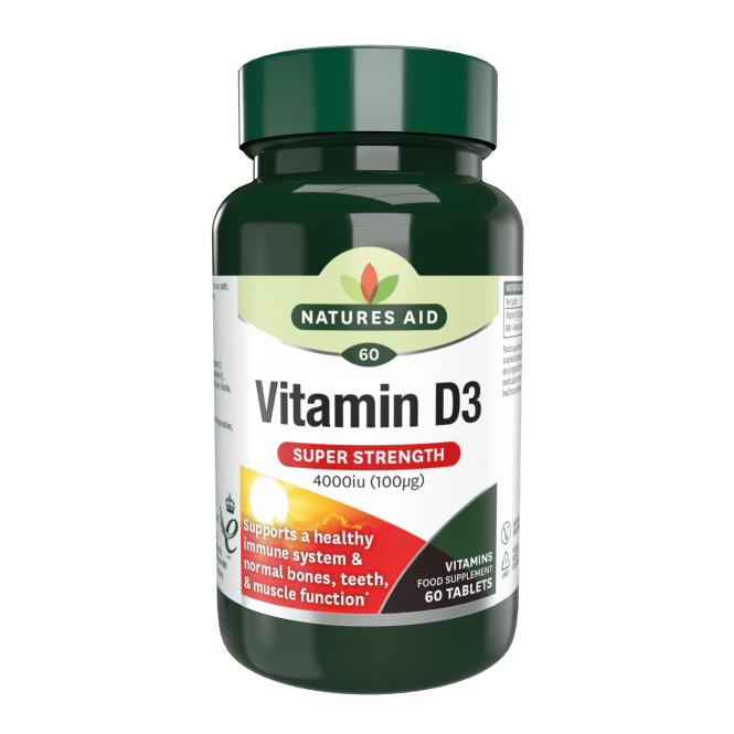 Nature's Aid Vitamin D3 4000iu Super Strength
