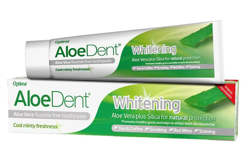 Whitening Aloe Vera Toothpaste + Silica Mint 100ml