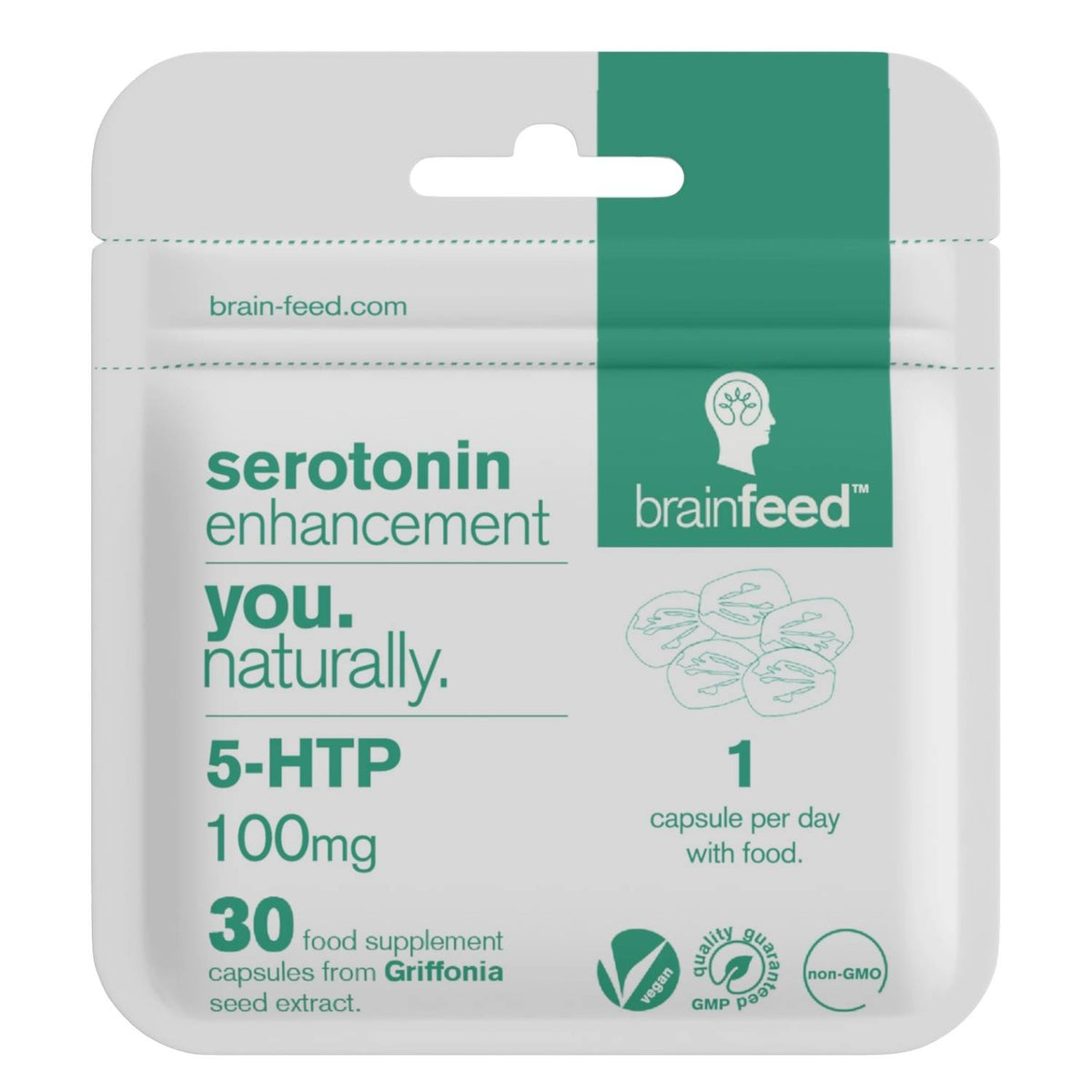 Brain Feed 5-HTP 30 Tablets