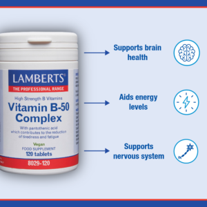 Vitamin B-50 Complex 120 tablets