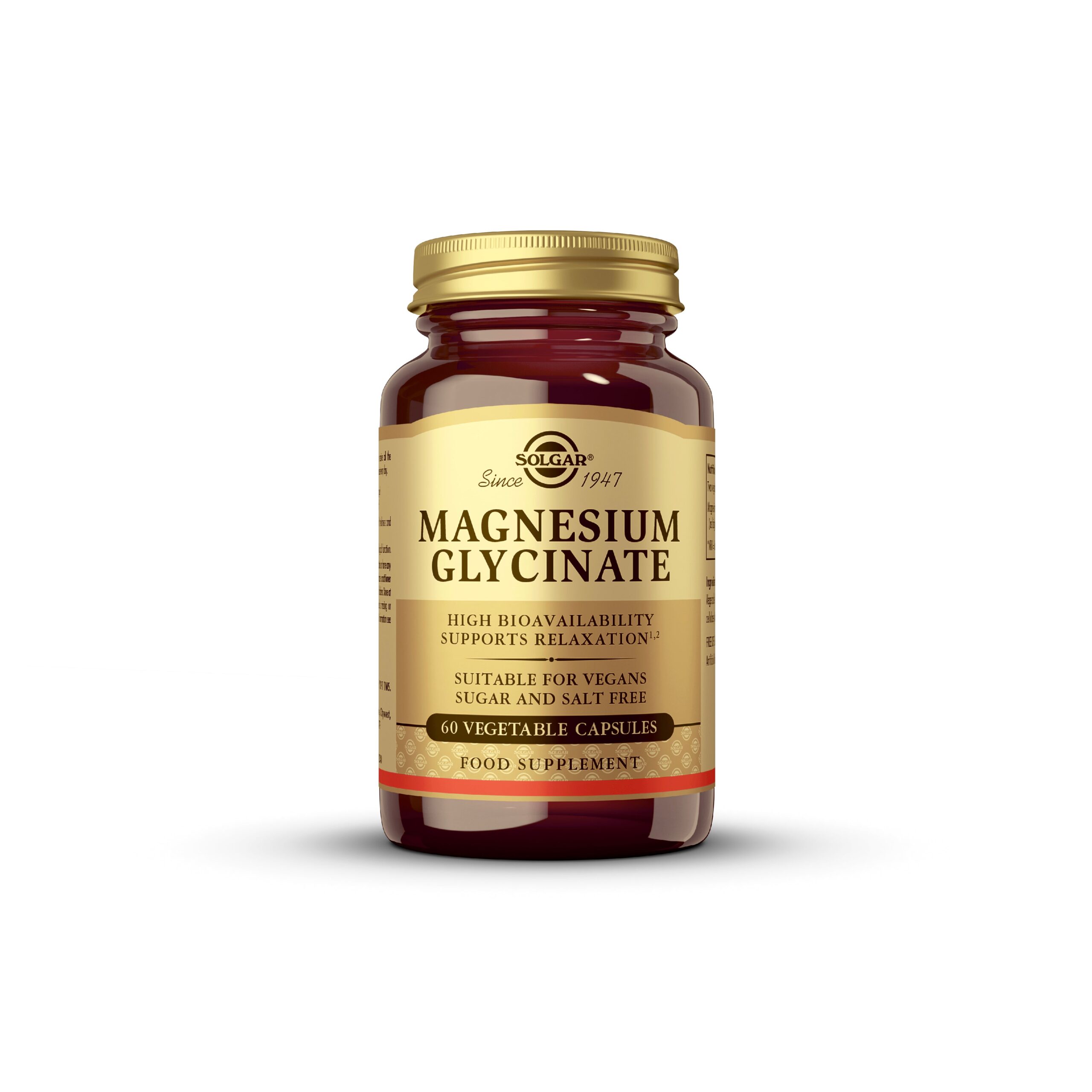 Magnesium Glycinate 60 vegetable capsules
