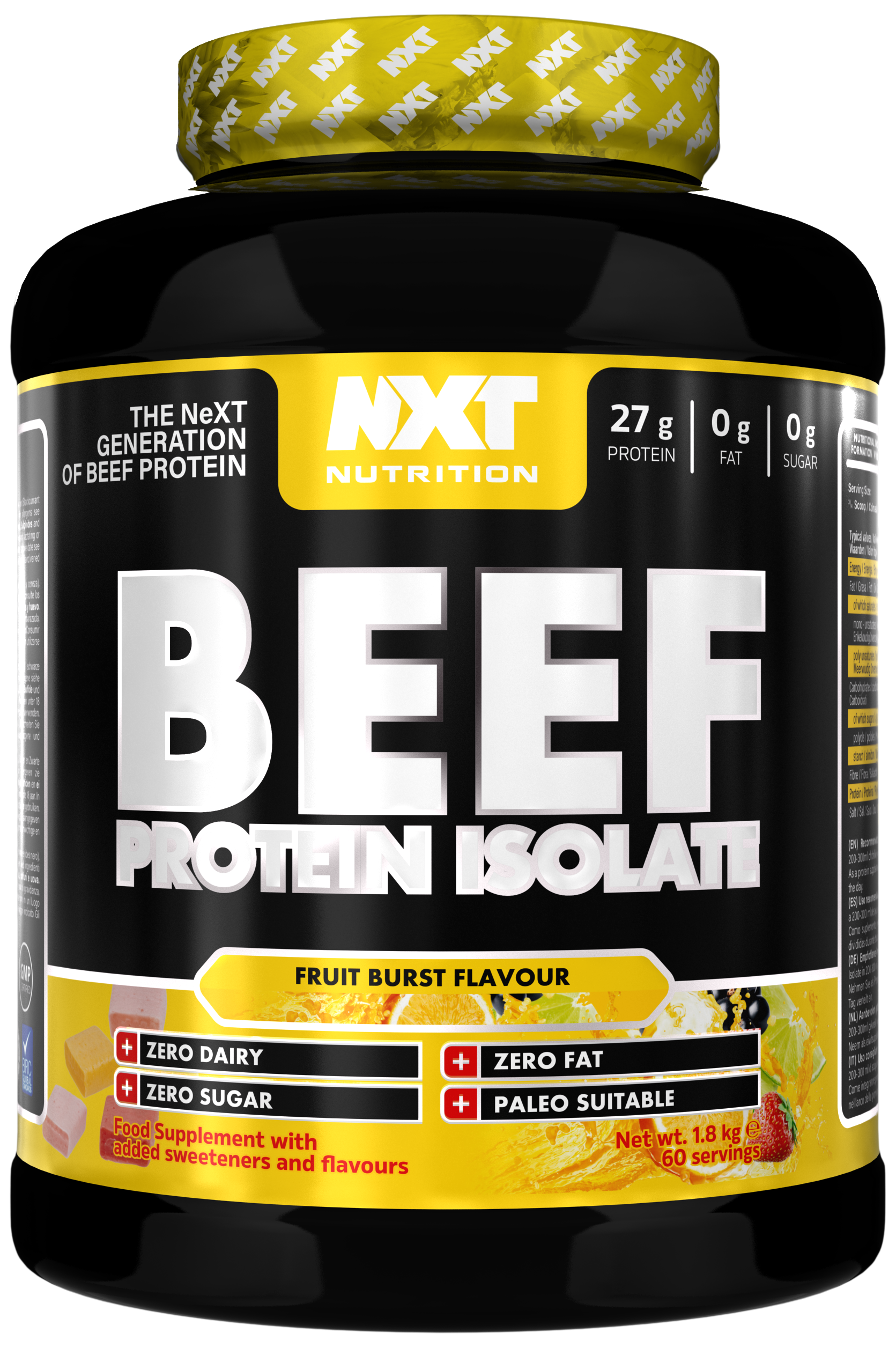 Beef Protein Isolate Fruit Burst 1.8KG