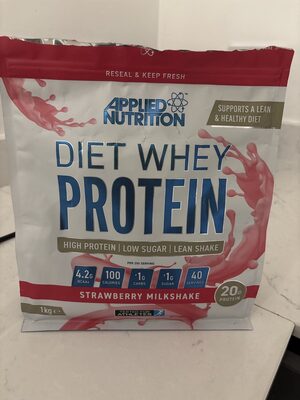 Diet Whey Protein Strawberry Milkshake 1kg