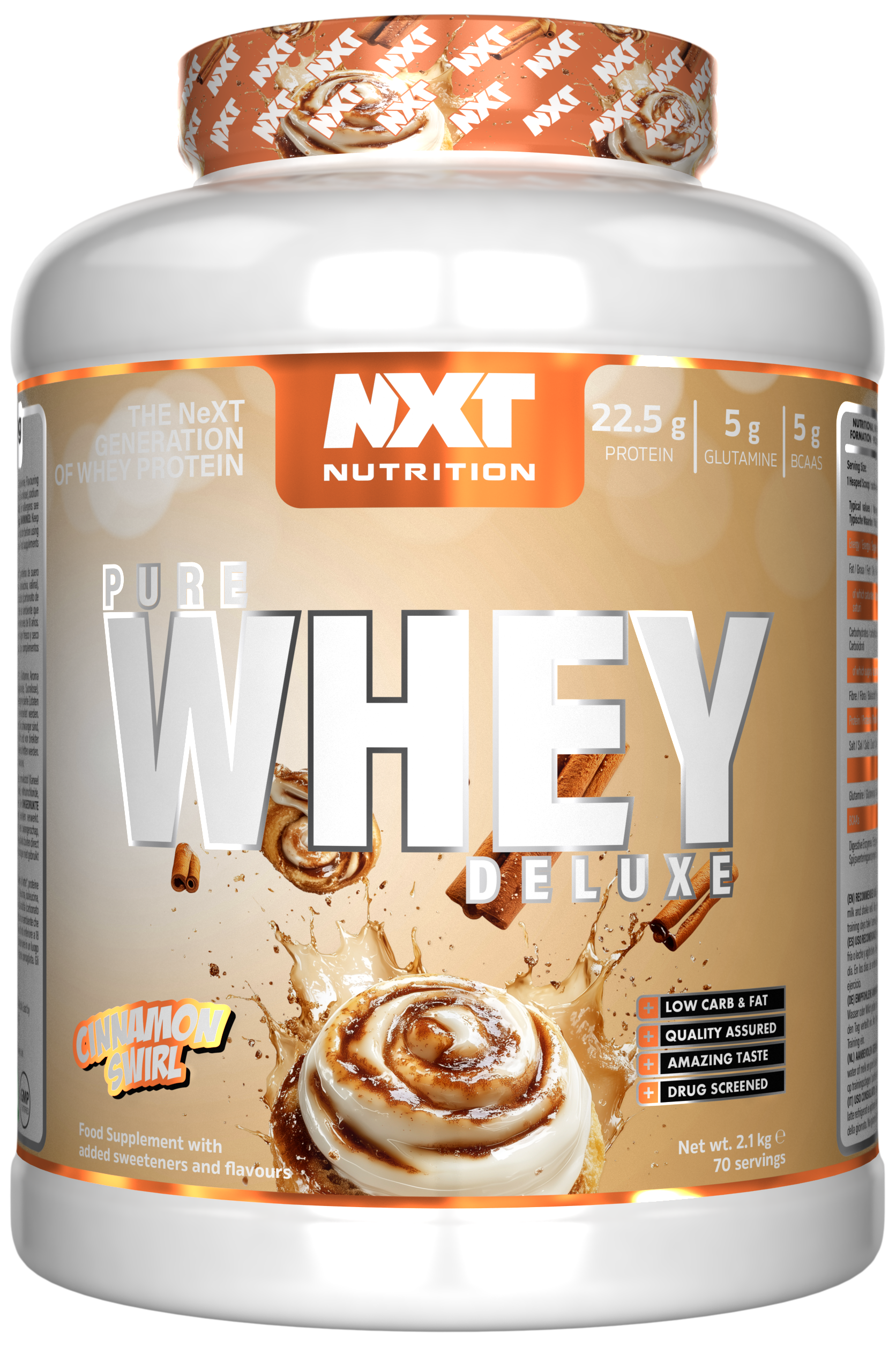 Pure Whey Deluxe Cinnamon Swirl 2.1kg