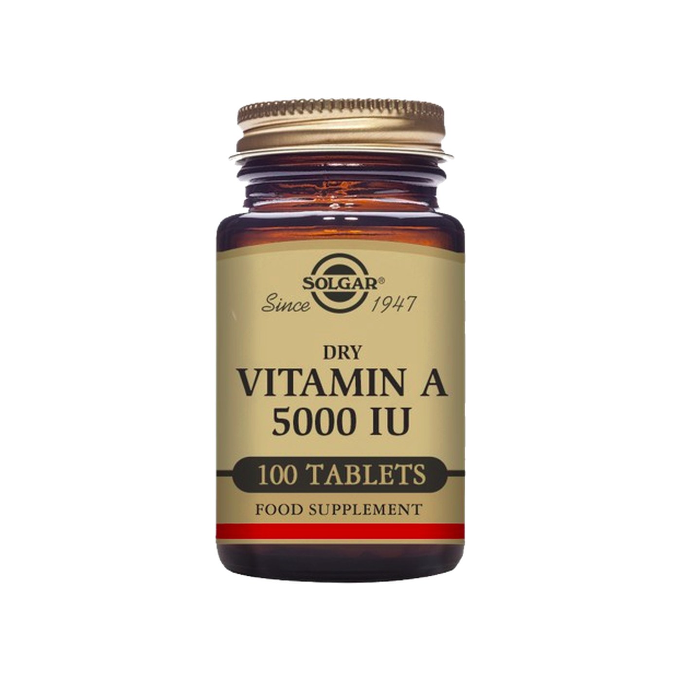 Dry Vitamin A 5000 IU Tablets - Pack of 100