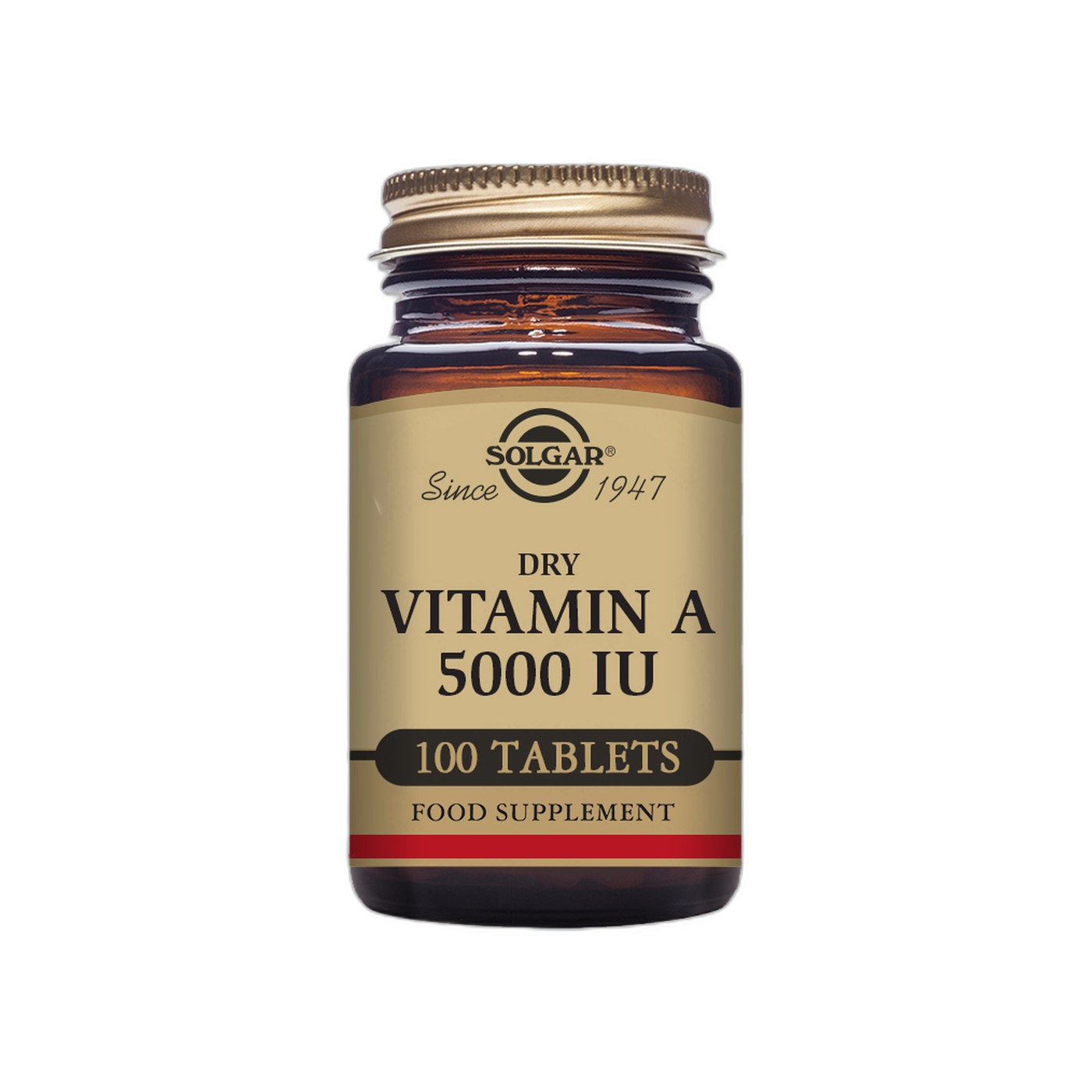Dry Vitamin A 5000 IU Tablets - Pack of 100