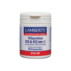 Vitamins D3 (1000iu) and K2 (90ug)