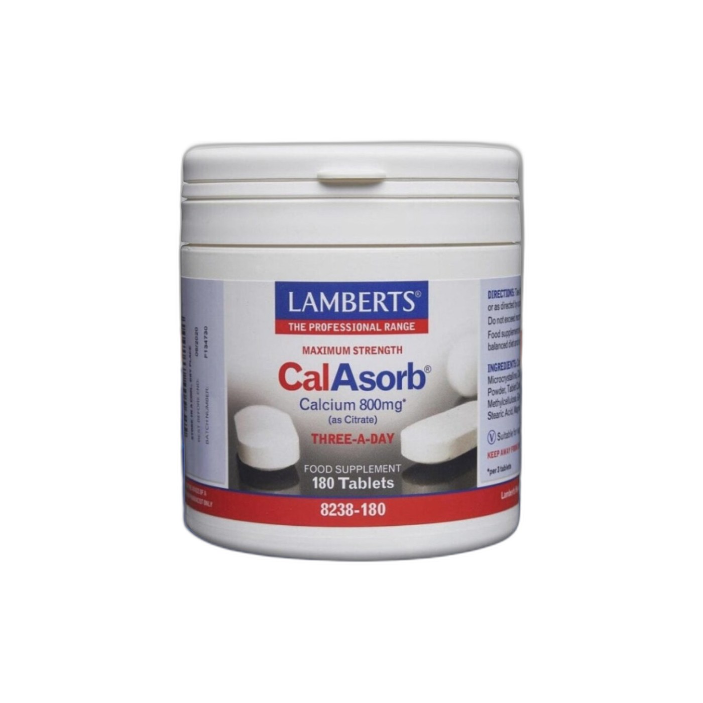 CalAsorb - Calcium 800mg 180 Tablets