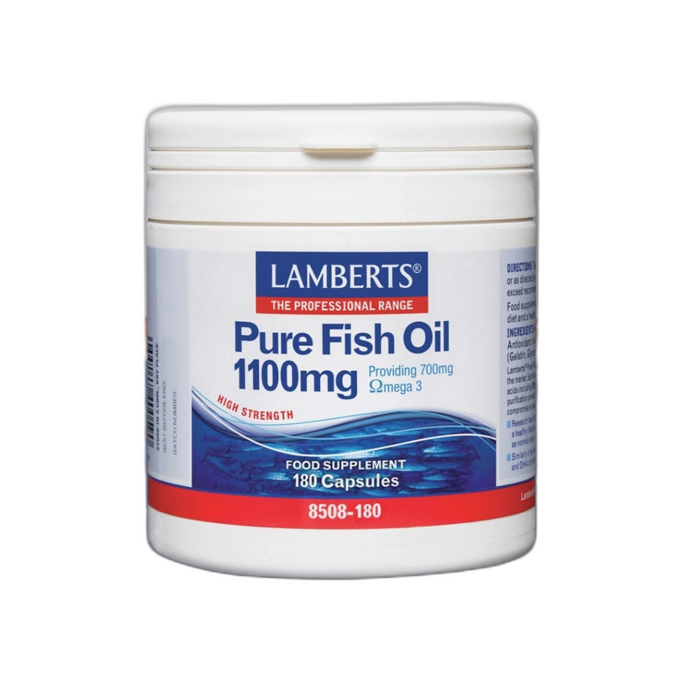 Pure Fish Oil 1100mg 120 Capsules