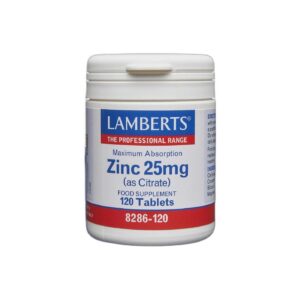 Zinc 25mg (as Citrate) 120 Tablets