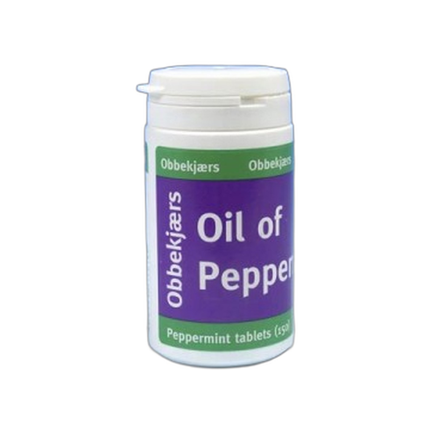 Obbekjaers Single Pack Peppermint Oil Tablets (150)