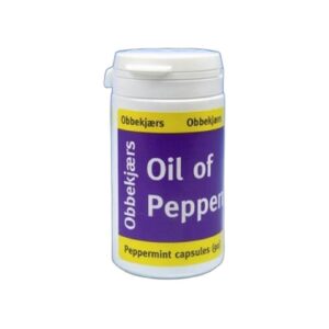 Obbekjaers Single Pack Peppermint Oil Capsules (90)