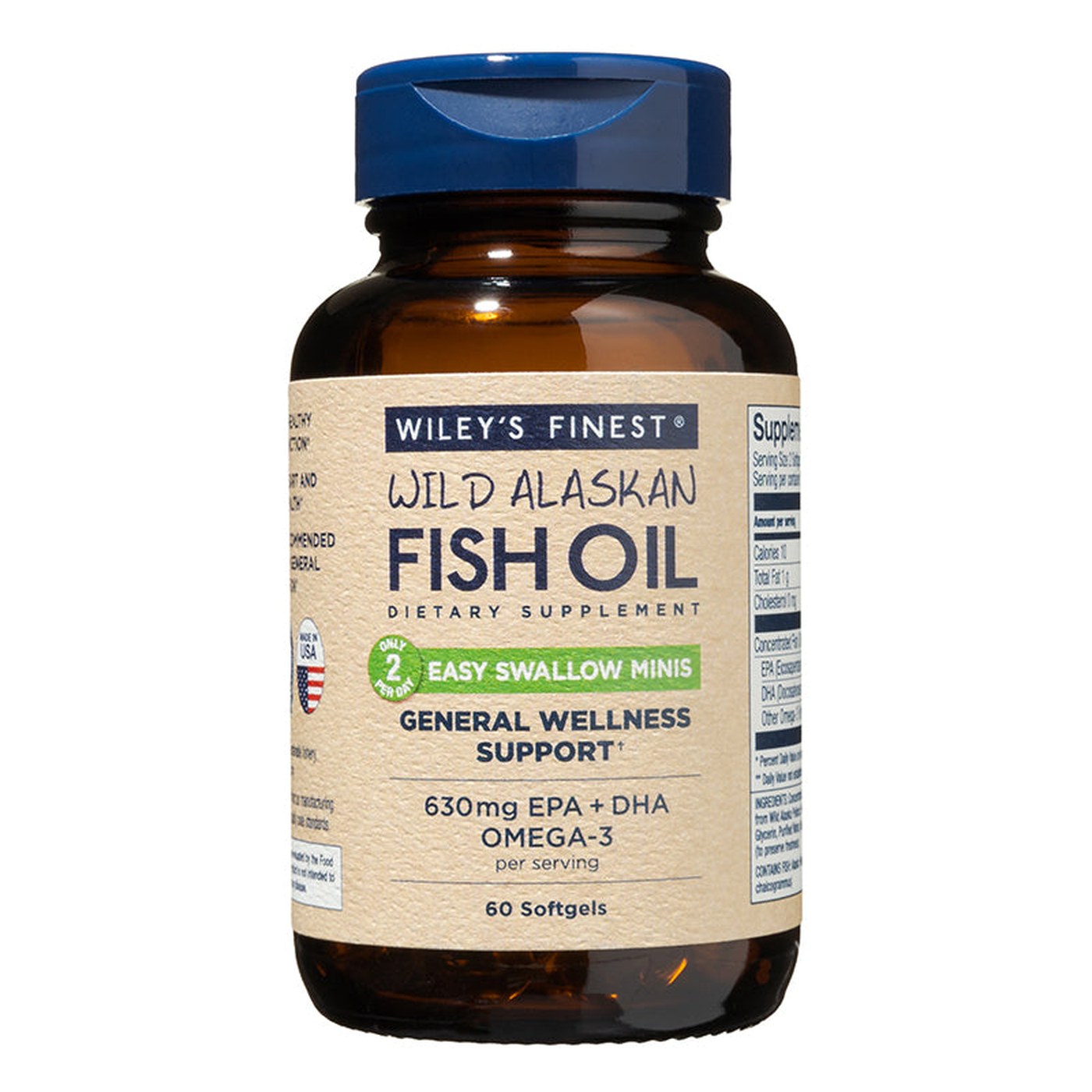 Wiley's Finest Easy Swallow Minis Omega-3 Fish Oil