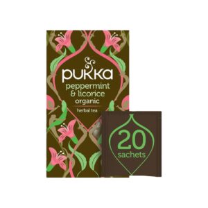 Pukka Peppermint & Licorice Tea - 20 Organic Herbal Tea Bags