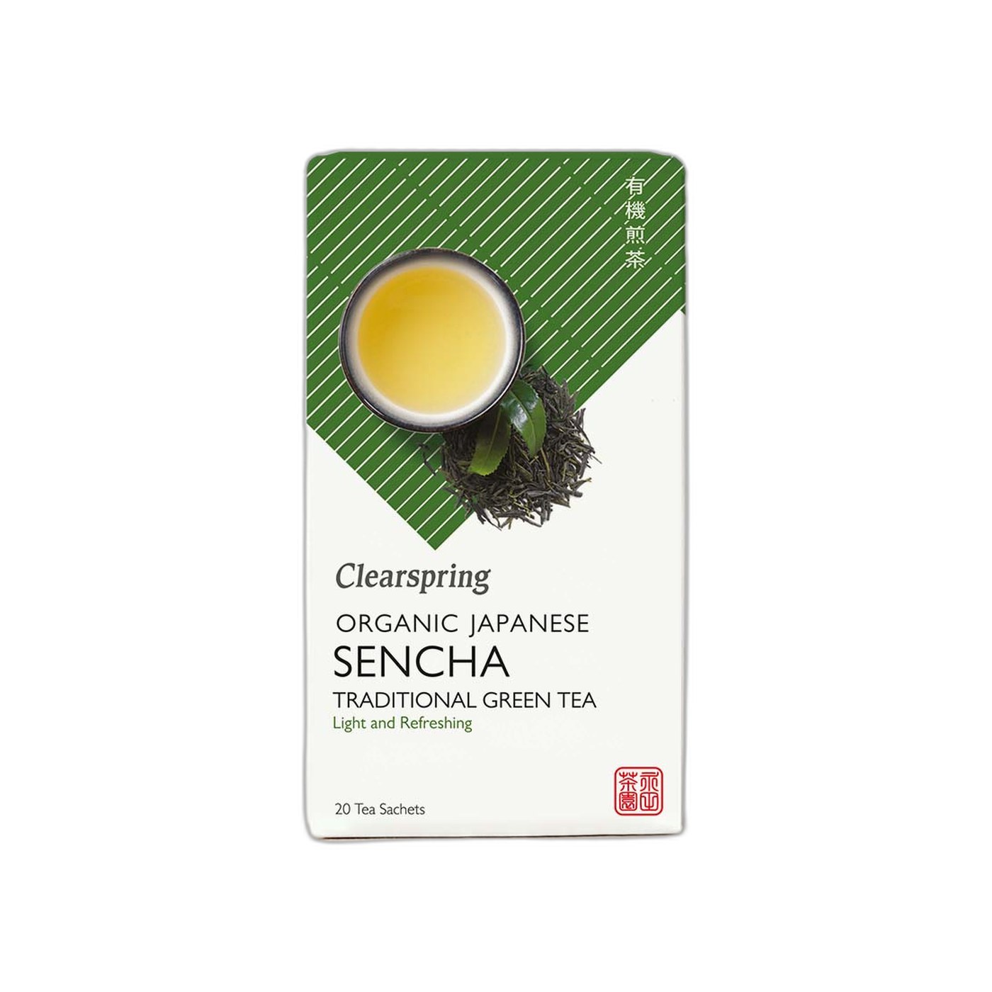 Clearspring Organic Japanese Sencha Green Tea, 20 Tea Sachets