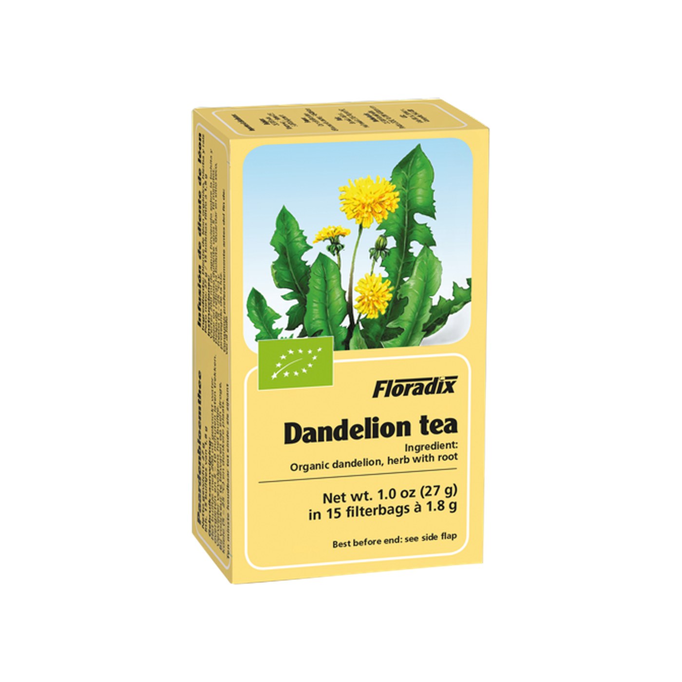 Floradix Organic Dandelion Herbal Tea - 15 Filterbags