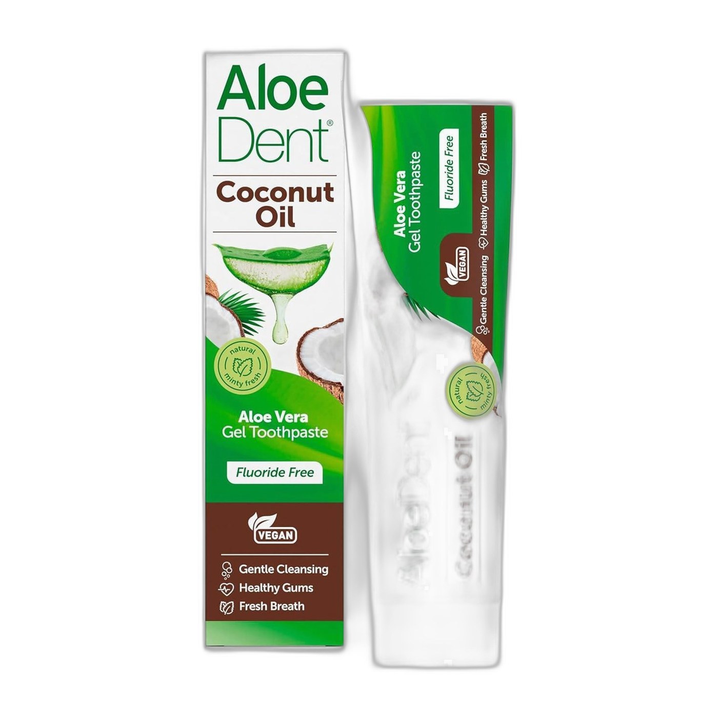 Coconut Oil Aloe Vera Gel Toothpaste Fluoride Fre