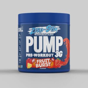 Applied Nutrition Pump 3G Zero Stim Pre-Workout 375g - Fruit Burst