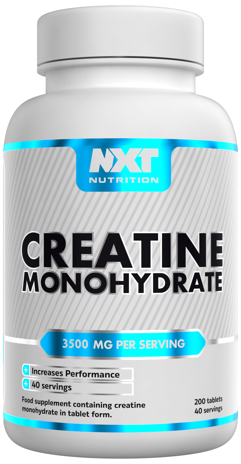 NXT Nutrition Creatine Monohydrate 200 tablets