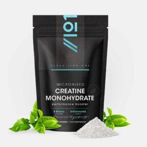 Alpha01 Micronised Creatine Monohydrate Unflavoured Powder, 500g