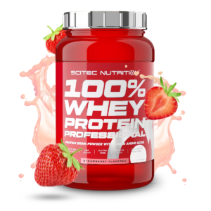 Scitec Nutrition 100% Whey Protein Professional - Strawberry, 920g