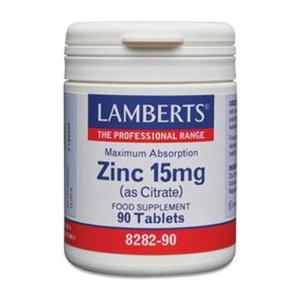 Zinc (as Citrate) - Zinc 15mg (as Citrate) 90 tablet