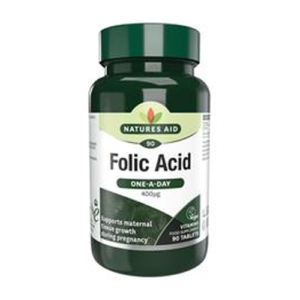 Natures Aid Folic Acid 400ug - Folic Acid 400ug 90 tablet