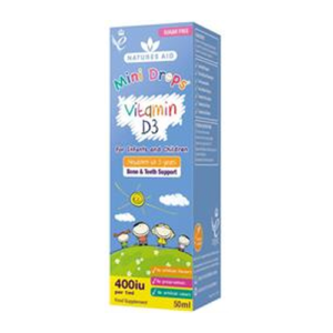 Natures Aid Vitamin D3 400iu - Vitamin D3 400iu Drops 50ml