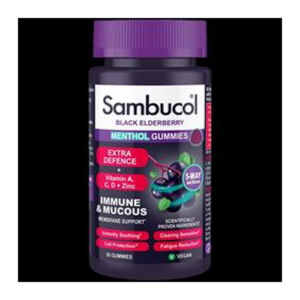 Extra Defence Menthol Gummies - Sambucol Menthol Gummies 30gummies