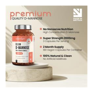 clean D Mannose - Clean D-Mannose - 2000mg 180 capsule