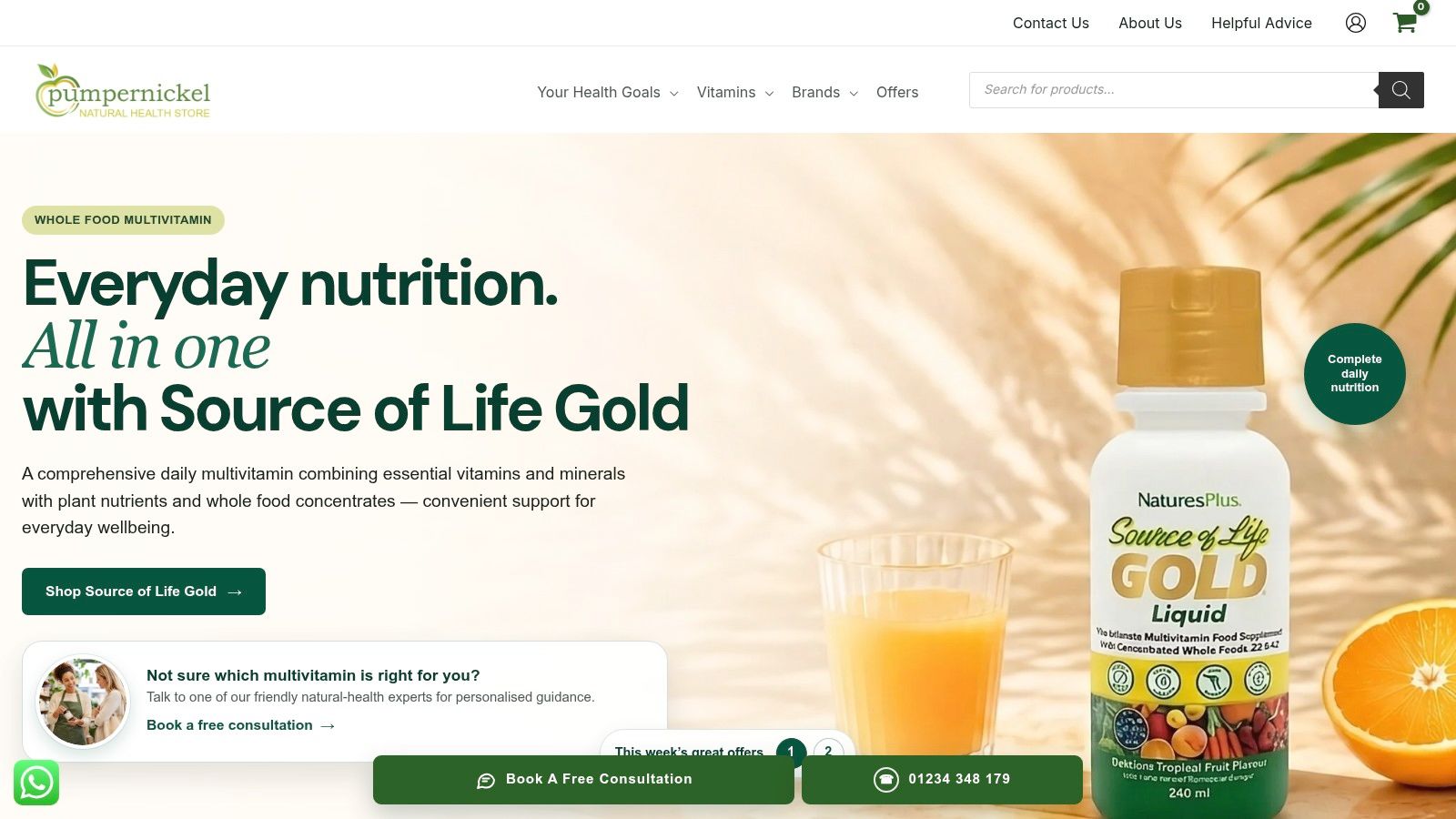 Screenshot from https://pumpernickel-online.co.uk